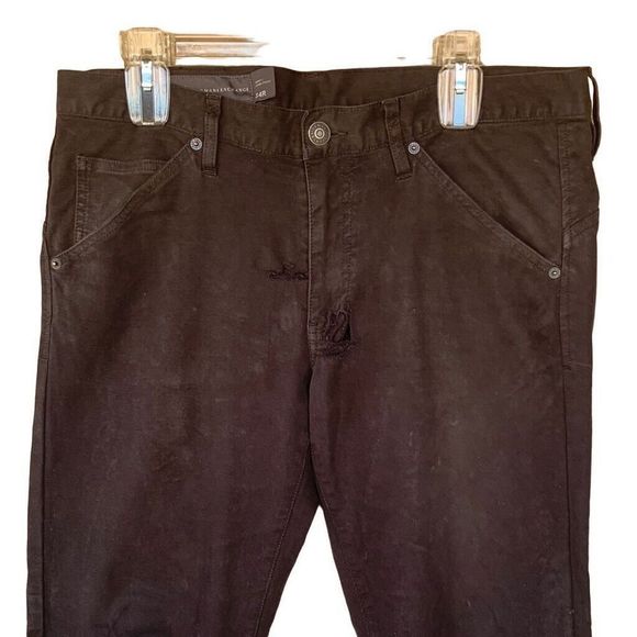 Armani Exchange Jeans Adult Sz 34R Black Slim Fit Stretch Denim Casual Men’s - Picture 2 of 16